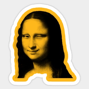 Monya Mona Lisa Wink Sticker